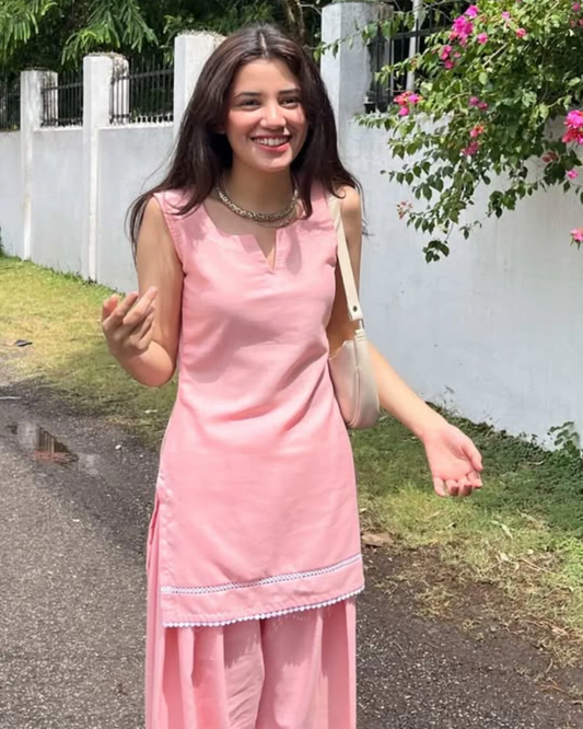 Kayra baby pink Farshi Set